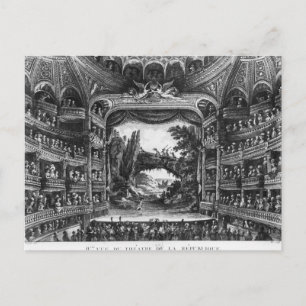 Second view of the Theatre de la Republique Postcard