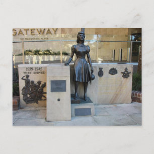 Second World War Servicewomen's Memorial Postcard