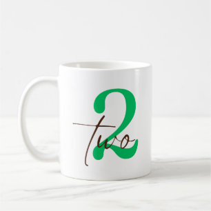 Second Year with Personalization Coffee Mug