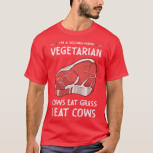 Secondhand Vegetarian Funny BBQ Grilling  T-Shirt