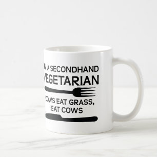 Secondhand Vegetarian Funny Mug