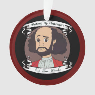 Secouer l'ornement acrylique Shakespeare