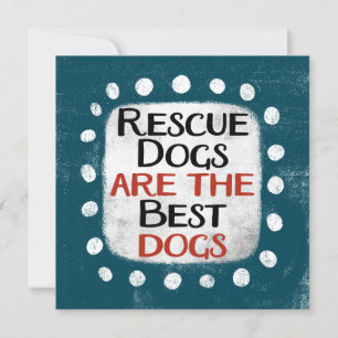 Secourez Les Chiens Sont La Meilleure Carte De Voe
