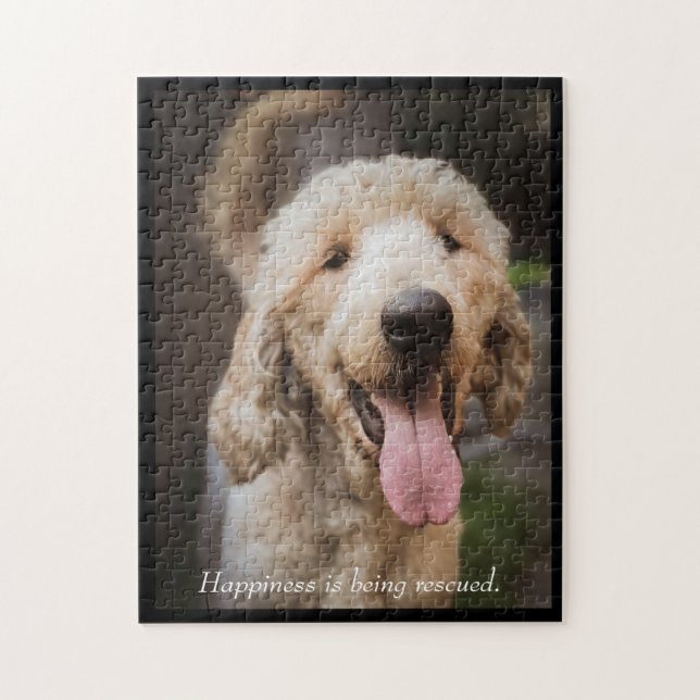 Secourir Chien Standard Poodle Puzzle (Vertical)