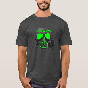 Secousse de masque de gaz de Monsanto de T-shirt