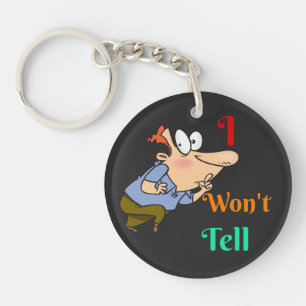 secret Acrylic Keychain