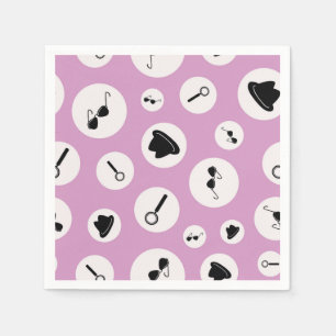 Secret Agent party Napkin