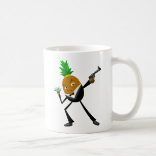 Secret Agent Pineapple Coffee Mug