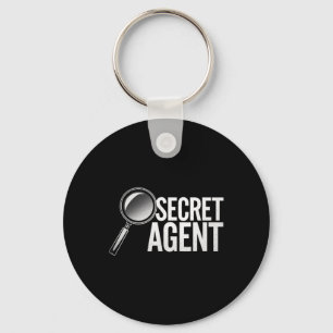 Secret Agent - Secret Agent Costume Inspector Spy  Keychain