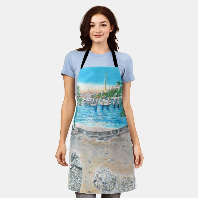 Secret Beach All-Over Print Apron (Worn)