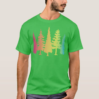 Secret Forest Landscape Silhouette Fashion T-Shirt
