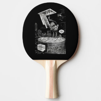 Secret Garage Resort Funny Ping Pong Pad Paddle
