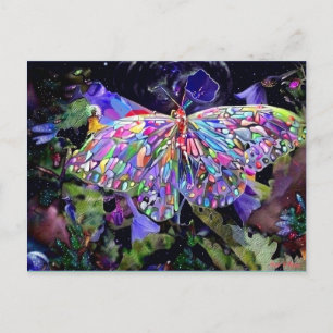 Secret Garden Butterfly Postcard