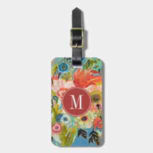 Secret Garden Floral III Luggage Tag