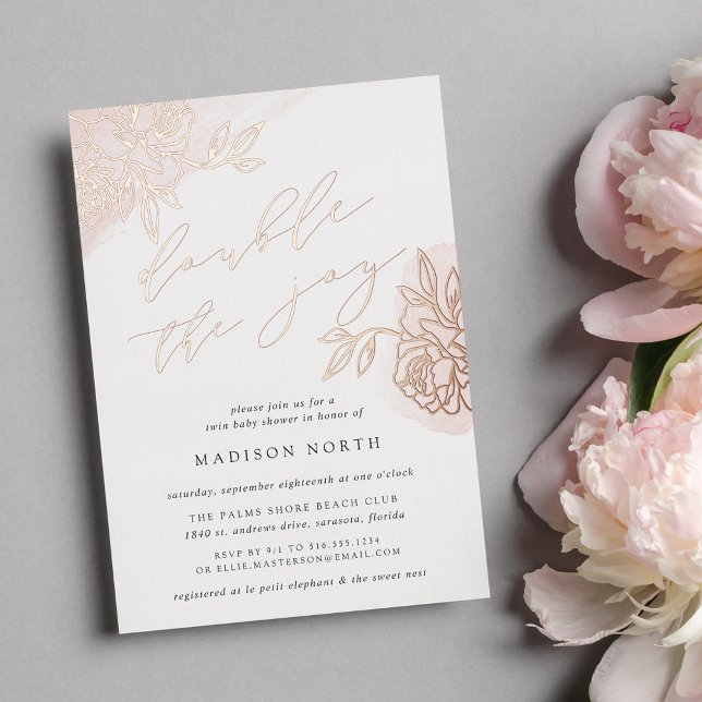 Secret Garden Floral Twins Baby Shower (Creator Uploaded)