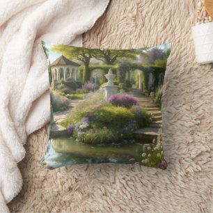 Secret Garden of Our Minds Throw Pillow