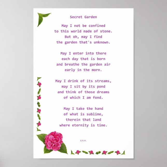 Secret Garden Poster (Front)