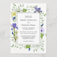 Secret Garden Rustic Boho Wildflowers Wedding