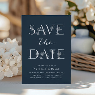 Secret Garden Save the Date Card