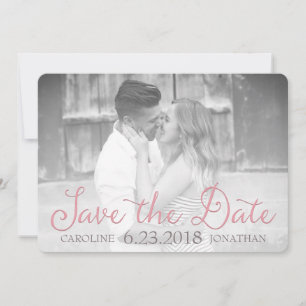 Secret Garden Watercolor Floral Save The Date Card