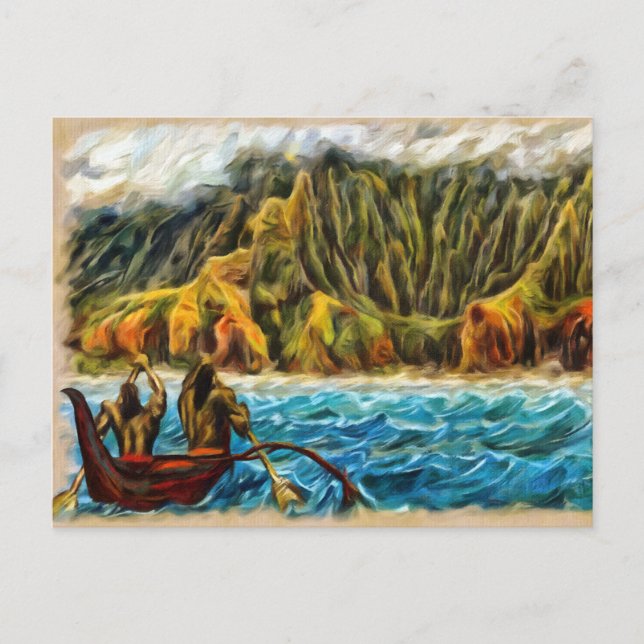 Secret Lau Napali Coast Kauai Postcard (Front)