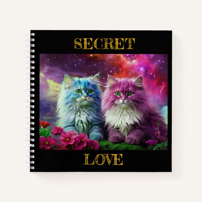 Secret Notebook for Cat Lovers (Front)