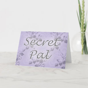 Secret pal thoughts thank you card
