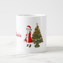 Secret Père Noël Christmas Coffee Mug