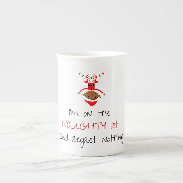 Secret Père Noël drôle cadeau - Mug (Devant)