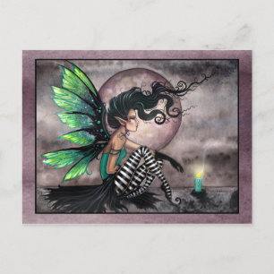 Secret Place Fairy with Candle Postcard