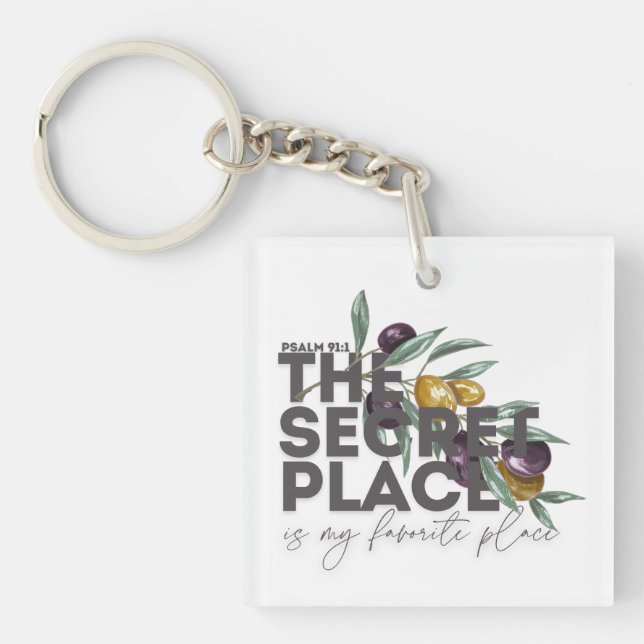 Secret Place Psalm 91 Christian T-Shirt (Devant)