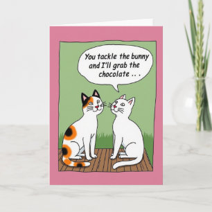 Secret Plan Cat Friend Card