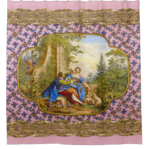 Secret Romance Baroque Girly French Pattern