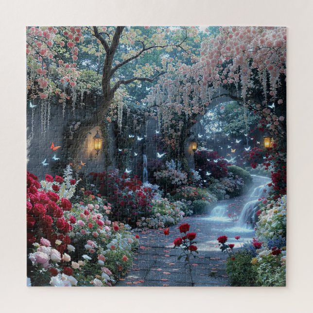 Secret Rose Garden Jigsaw Puzzle (Vertical)