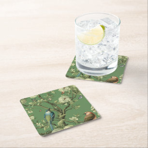 Secret Sanctuary Square Paper Coaster