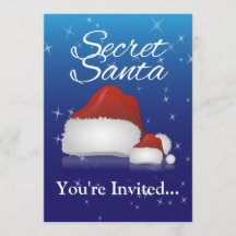 Secret Santa, Blue/Hat