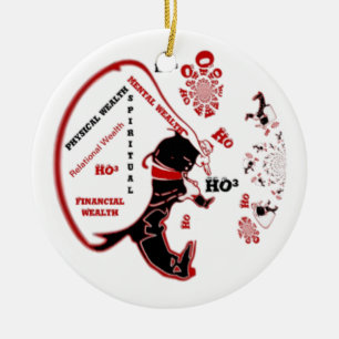 Secret Santa Gift – Prosperity & Wealth Ceramic Ornament