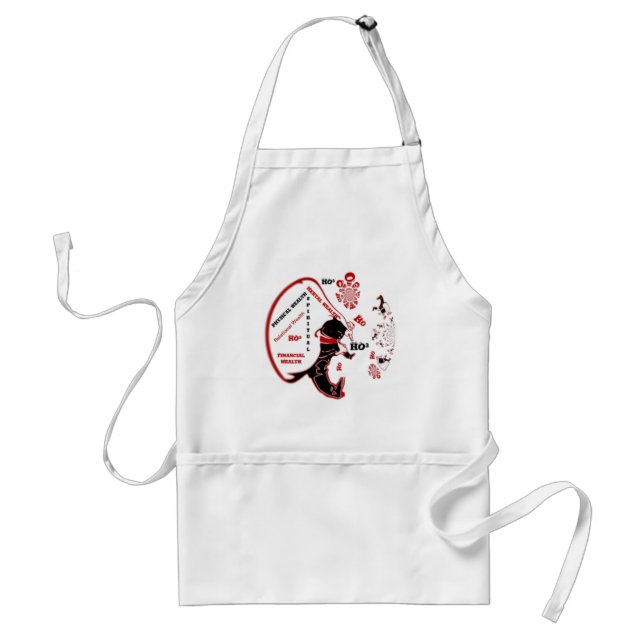 Secret Santa Gift – Prosperity & Wealth Standard Apron (Front)