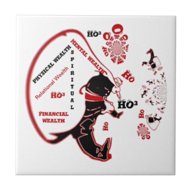 Secret Santa Gift – Prosperity & Wealth Tile (Front)