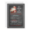 Secret Santa Holiday Party 5x7 Vintage Chalkboard
