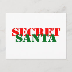 Secret Santa Cards, Greeting Cards &amp; More | Zazzle CA