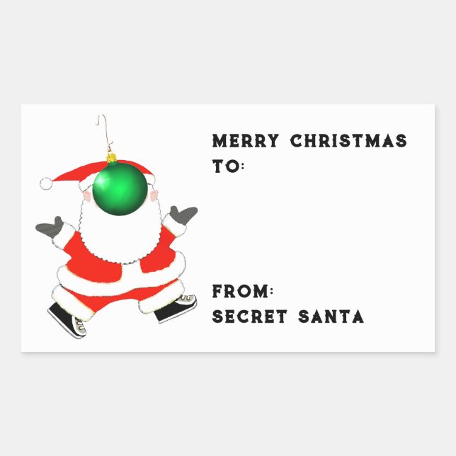 Secret Santa ideas Sticker (Front)