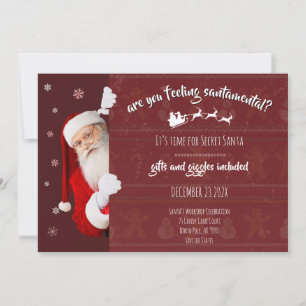 Secret Santa Party – Gifts & Giggles Invite