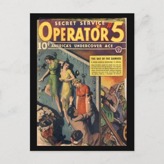 Secret Service Operator 5 - Sep-Oct 1938a_Pulp Art Postcard (Front)