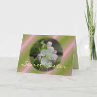 Secret Sister Apple Bloom Card- customize