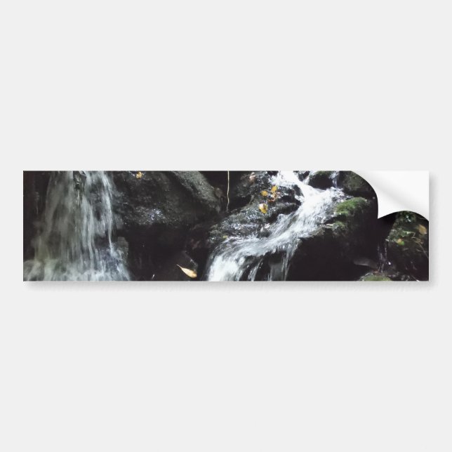 Secret Smoky Mountain Waterfall Bumper Sticker (Front)