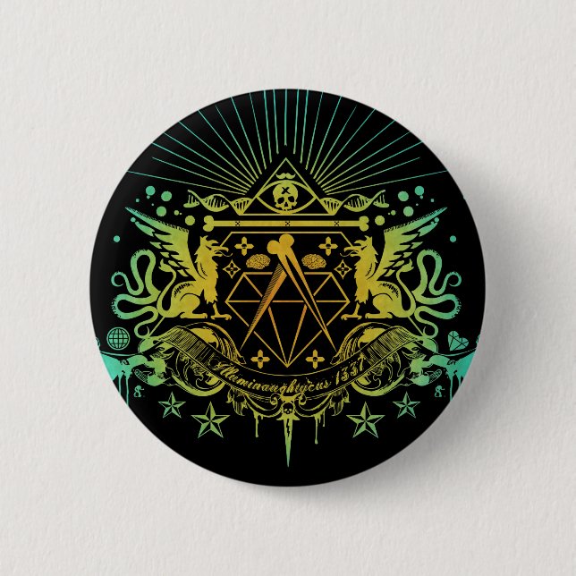 Secret Society 2 Inch Round Button (Front)