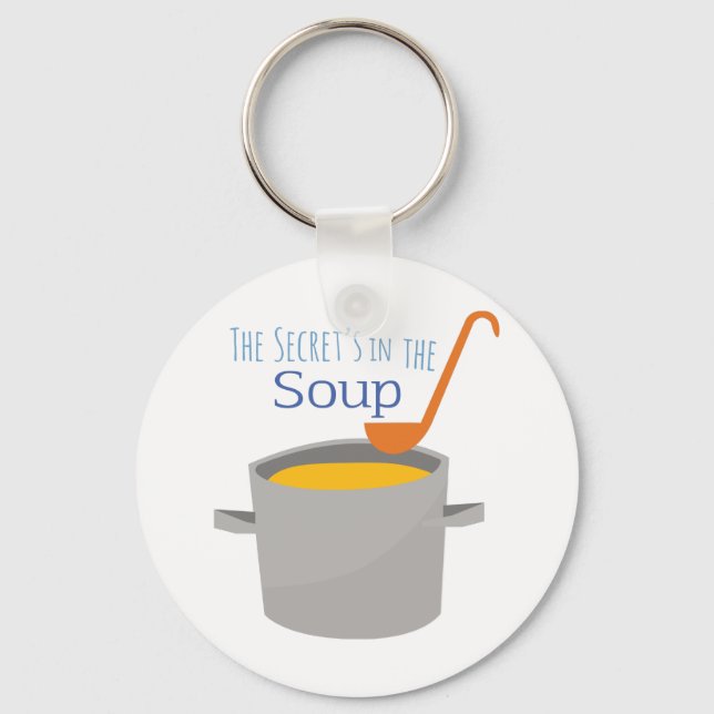 Secret Soup Keychain (Front)