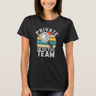 Secret Spy Private Detective Team T-Shirt