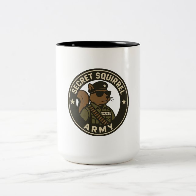 Secret Squirrel Army Mug (Center)